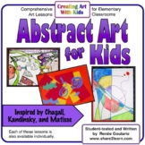 Art Lesson Bundle Abstract Art Activities for Kids Chagall