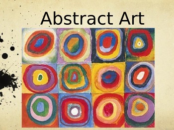 Preview of Abstract Art Introduction Power Point