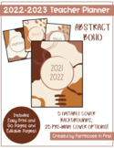 Abstract Boho Planner 22-23