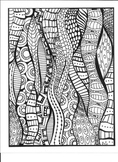 Abstract Coloring Page