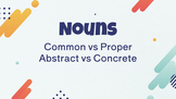 Abstract / Concreate Nouns & Proper/ Common Nouns