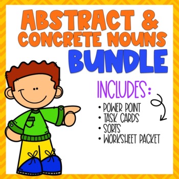 Preview of Abstract & Concrete Nouns BUNDLE
