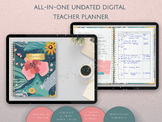 Professional Digital Teacher Planner 2023-2024, UNDATED Le