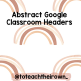 Abstract Google Classroom Headers