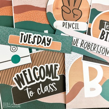 Abstract Landscape Primary Font A-Z Bulletin Board Letters to create any  saying you want! - Shop - Ashley McKenzie