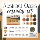 Abstract Oasis Classroom Calendar Set