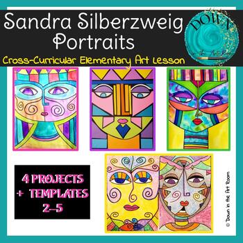 Abstract Portrait Art Project | Sandra Silberzweig Portraits | TPT