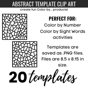 Abstract Template Clip Art : Create Your Own Resources! by Oak Roots ...