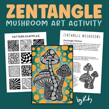 Art Lesson Halloween Zentangle Pumpkins