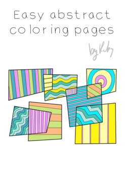 Preview of Abstract coloring pages