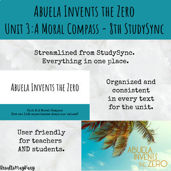 Preview of Abuela Invents the Zero - Unit 3: A Moral Compass of StudySync