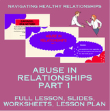 Abuse in Relationships (Healthy Relationships Lesson 13) *DOCS