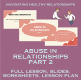 Abuse in Relationships Part 2 (Healthy Relationships Lesso