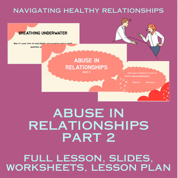 Preview of Abuse in Relationships Part 2 (Healthy Relationships Lesson 14) *DOCS