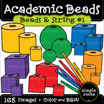 1 to 100 bead string pictures by RebeccaTheMathLady