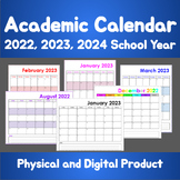 Academic Calendar 2023-2024 (Portrait & Landscape) - FREE 