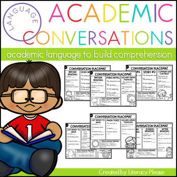 Preview of Academic Conversation Placemats