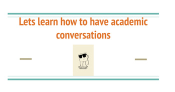 Preview of Academic Conversations