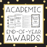 Academic End of the Year Awards - Middle School Approved!