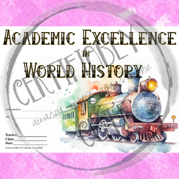 Preview of Academic Excellence World History 4