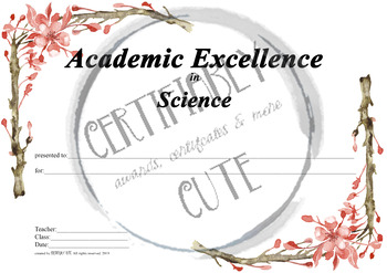 Preview of Academic Excellence in Science
