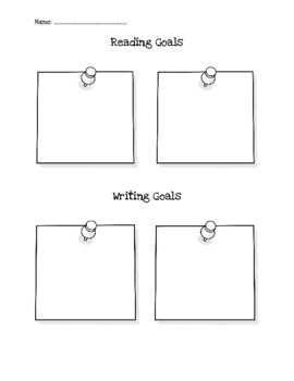 Preview of Academic Goal Setting Sheet