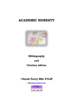 Preview of Academic Honesty Bibliography and Citation Advice Booklet