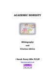 Academic Honesty Bibliography and Citation Advice Booklet