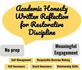 Academic Honesty Written Reflection for Restorative Discip