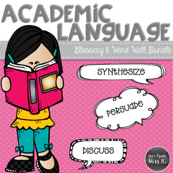 Preview of Academic Vocabulary Bundle: English Language Arts