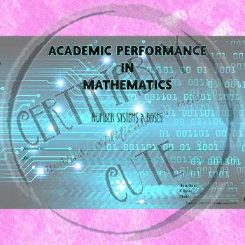 Preview of Academic Performance in Mathematics: Number Systems