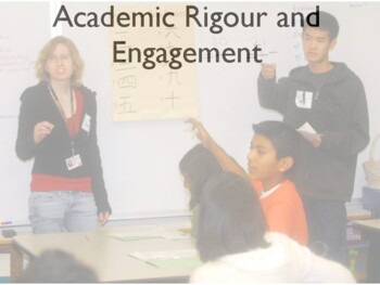 Preview of Academic Rigor in the Chinese Classroom