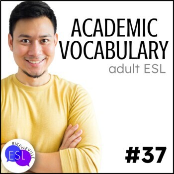Preview of Academic Vocabulary 37 with Activities and Worksheets