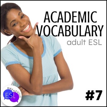 Preview of Academic Vocabulary 7 with Activities and Worksheets