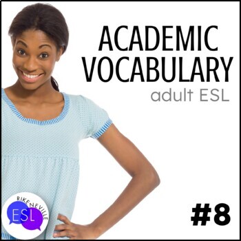 Preview of Academic Vocabulary 8 with Activities and Worksheets