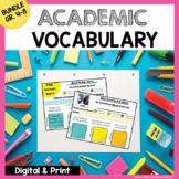 Academic Vocabulary Bundle | ESL Vocabulary |