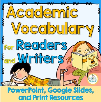 Preview of Academic Vocabulary, Critical words for Standardized Tests, {PPT, Google, Print}
