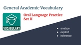 Academic Vocabulary Lesson & Practice II