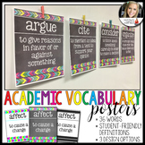 Academic Vocabulary Posters