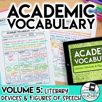 Preview of Academic Vocabulary Volume 5: Literary Devices and Figures of Speech