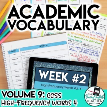 Preview of Academic Vocabulary Volume 9: High-Frequency Tier-2 Words #4