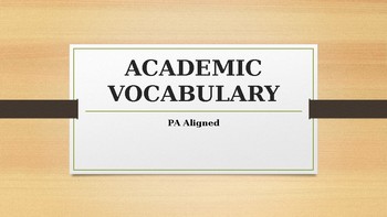 Preview of Academic Vocabulary-Word Wall