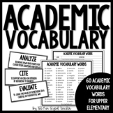Academic Vocabulary Word Wall Cards