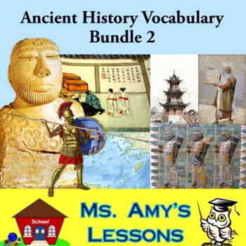 Preview of Academic Vocabulary and Concepts for Ancient Civilizations Bundle 2
