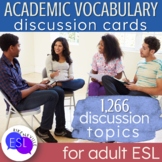 Academic Vocabulary in DISCUSSION TOPICS for Adult ESL
