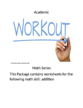 Preview of Academic Workout (Math Series)