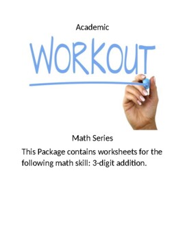 Preview of Academic Workout Math Series