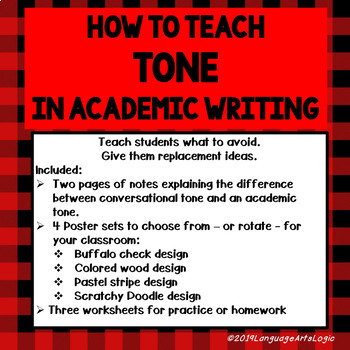 Preview of Academic Writing: Tone