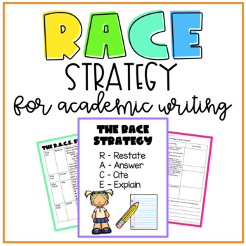 Preview of Academic Writing for Short Answer Questions using the RACE Strategy