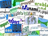 Academic Vocabulary: Geography word wall & powerpoint
